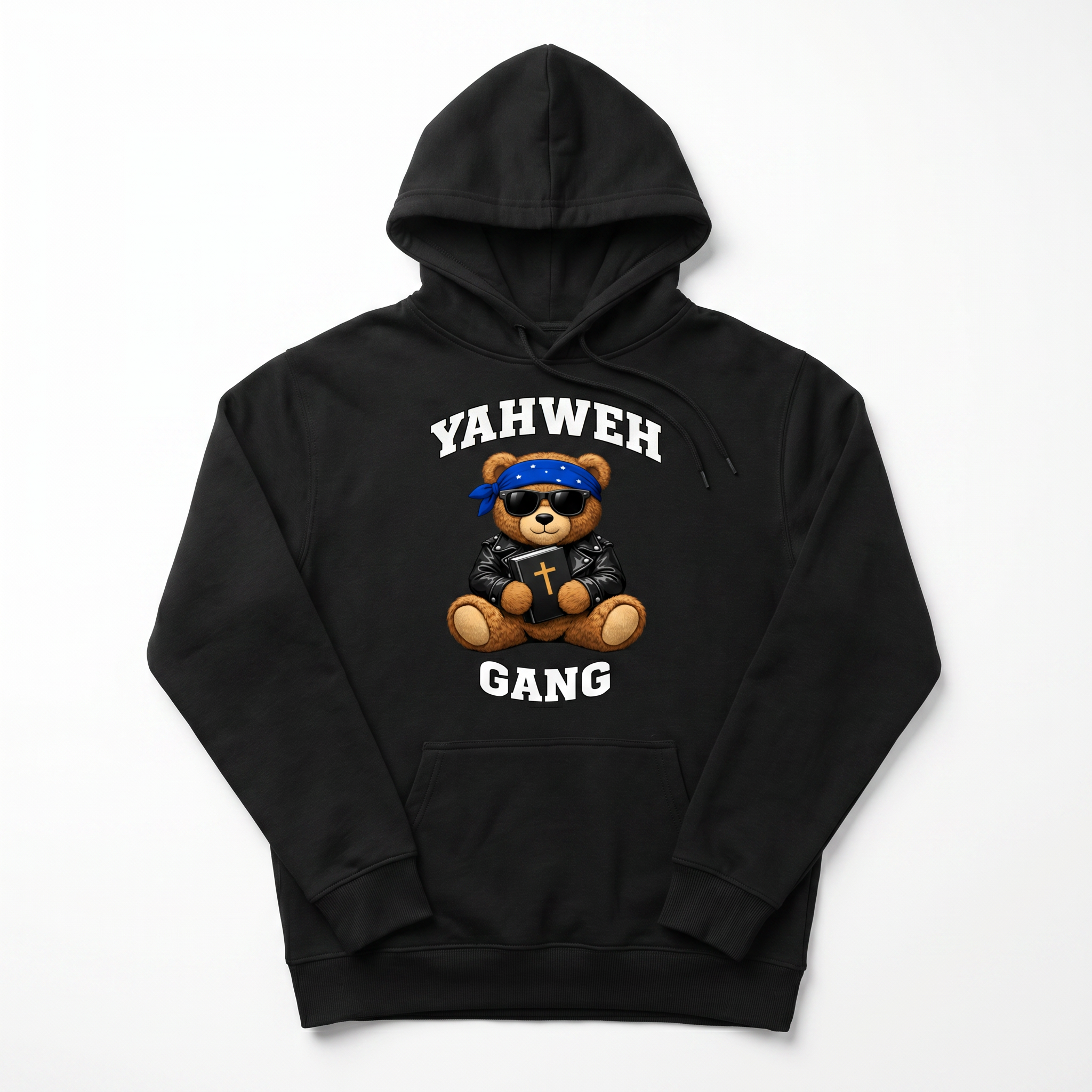 Black Hoodie — Logo Front
